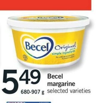 Fortinos Becel Margarine offer