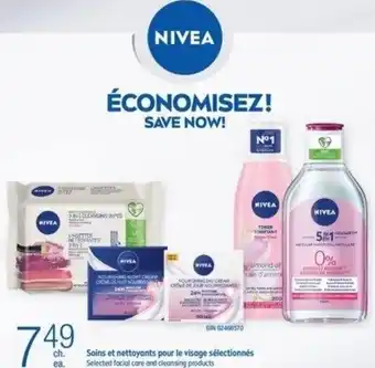 Jean Coutu Nivea Facial Care and Cleansing Products offer