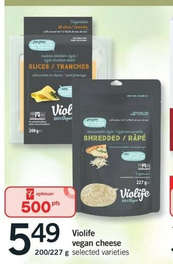 Fortinos Violife Vegan Cheese offer