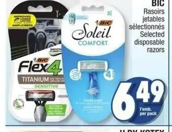 Jean Coutu BIC Disposable Razors offer