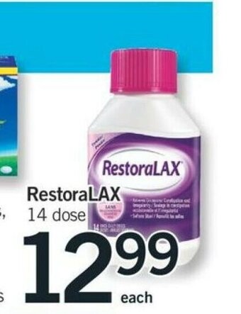 Fortinos RestoraLAX offer