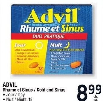 Jean Coutu Advil Cold and Sinus offer