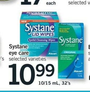 Fortinos Systane Eye Care offer