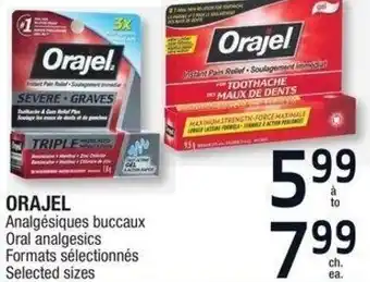 Jean Coutu Orajel Oral Analgesics offer