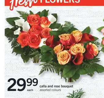 Fortinos Calla And Rose Bouquet offer