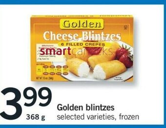 Fortinos Golden Blintzes offer