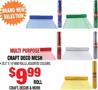 Len's Mill Stores Craft deco mesh offer