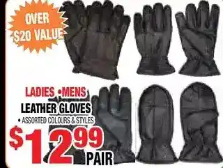 Len's Mill Stores Ladies | mens leather gloves offer