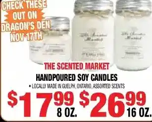 Len's Mill Stores Handpoured soy candles offer