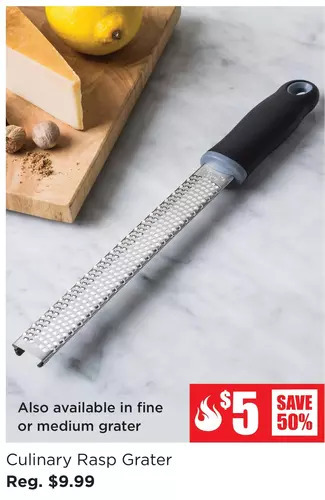 Kitchen Stuff Plus Culinary rasp grater offer