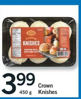 Fortinos Crown Knishes offer