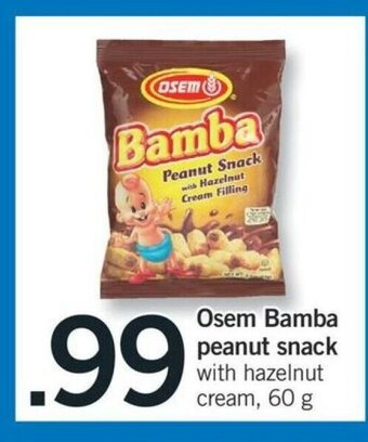 Fortinos Osem Bamba Peanut Snack offer