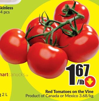FreshCo Red Tomatoes on the Vine offer