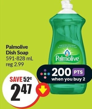 FreshCo Palmolive Dish Soap 591-828 ml offer