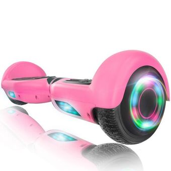 Best Buy Xprit 6.5'' hoverboard for kids, up to 6.4km range, bluetooth speaker, ul2272-certified, led wheels - pink offer