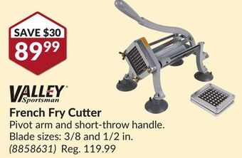 Princess Auto French fry cutter pivot offer