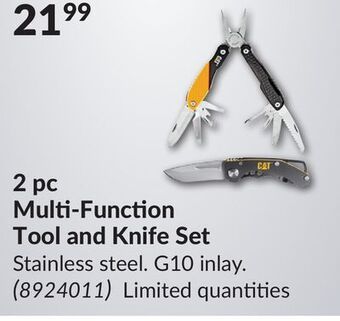 Princess Auto 2 pc multi-function tool and knife set offer