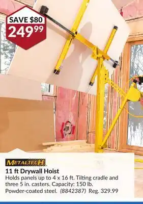 Princess Auto 11 ftdrywall hoist offer