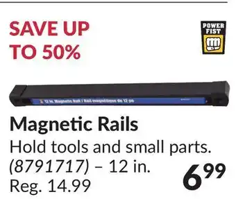 Princess Auto Magnetic rails – 12 in offer