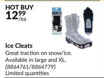 Princess Auto Ice cleats offer