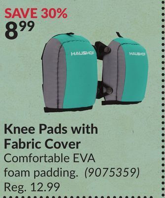 Princess Auto Knee pads with fabric cover offer