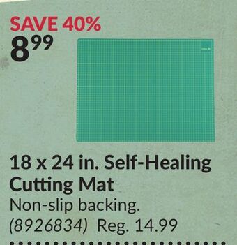 Princess Auto 18 x 24 in. self-healing cutting mat offer