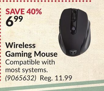 Princess Auto Wireless gaming mouse offer