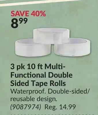 Princess Auto 3 pk 10 ftmulti- functional double sided tape rolls offer