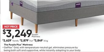 Sleep Country The purple plus mattress offer