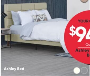 Sleep Country Ashley bed offer
