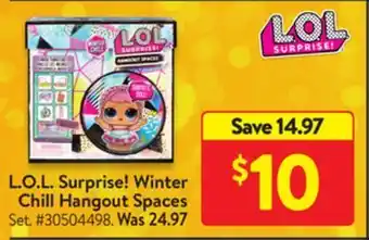 Walmart L.o.l surprise! winter chill hangout spaces offer