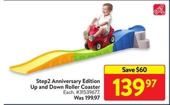 Walmart Step2 anniversary edition up and down roller coaster offer