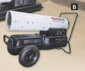 Princess Auto Heatstar forced-air kerosene heaters 185,000 btu offer