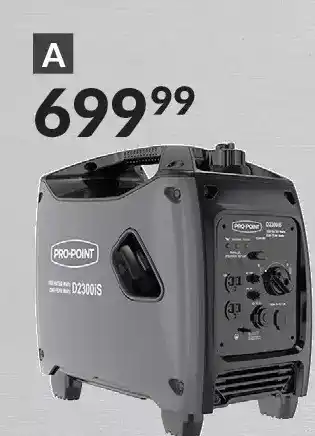 Princess Auto Gasoline inverter generators 2,300w offer