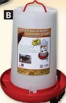 Princess Auto Heated poultry drinkers 3 gallon offer