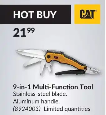 Princess Auto Cat 9-in-1 multi-function tool offer