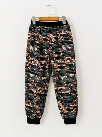 SheIn Girls camo print sweatpants offer