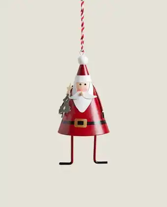 ZARA HOME Metal santa ornament offer
