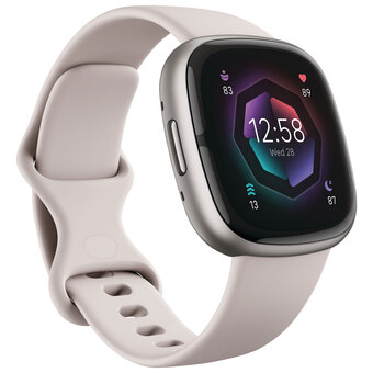 Best Buy Fitbit sense 2 smartwatch with heart rate monitor - lunar white offer