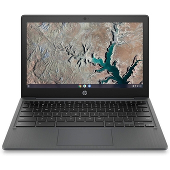 Best Buy Refurbished (excellent) - hp chromebook laptop 11.6" hd 4gb 32gb chrome os ash gray certified refurbished offer