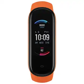 Best Buy Amazfit band 5 fitness tracker with heart rate monitor - orange offer