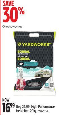 Canadian Tire Yardworks high-performance ice melter, 20kg offer
