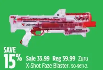 Canadian Tire Zuru x-shot faze blaster offer