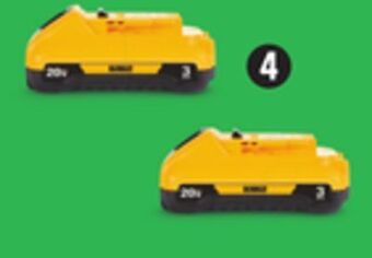 Canadian Tire Dewalt 20v 3a battery, 2-pk offer