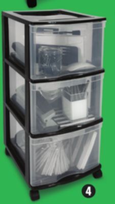 Canadian Tire Type a 3-drawer desk storage unit offer