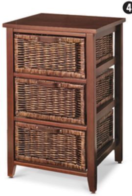 Canadian Tire For living small wicker chest, dark offer