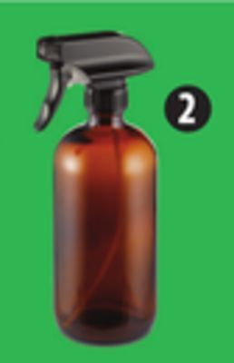 Canadian Tire Type a amber glass cleaning bottle offer