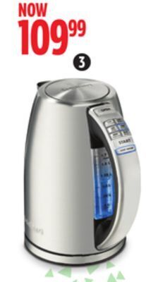 Canadian Tire Cuisinart 1.7l variable temperature kettle offer