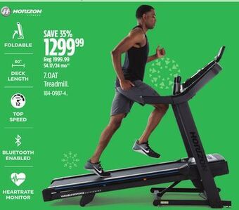 Canadian Tire Horizon 7.0at treadmill offer
