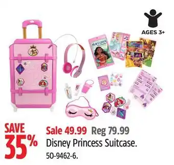 Canadian Tire Disney princess suitcase offer